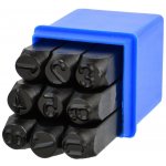 GEKO Razicí matrice čísel - raznice, různé velikosti, sada 9 ks 10 mm – Sleviste.cz