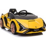 Eljet elektrické auto Lamborghini Sian žlutá – Zboží Mobilmania