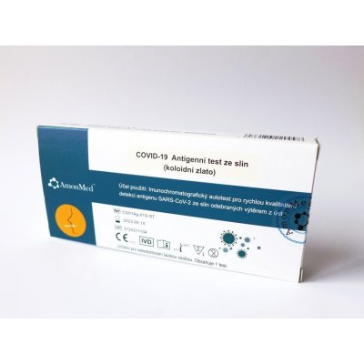 AmonMed Covid-19 antigenní test ze slin 1 ks – Zbozi.Blesk.cz