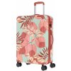 Cestovní kufr Travelite Cruise 4w L Flower print 100 L 72649-81