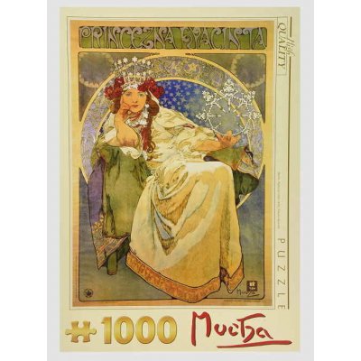 D-TOYS Alfons Mucha Princezna Hyacinta 1000 dílků – Zboží Mobilmania