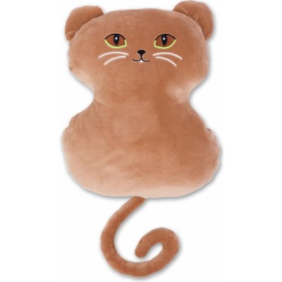 SVITAP sleep well Polštář mikrospandex Kočka hnědá 32cm – Zboží Dáma