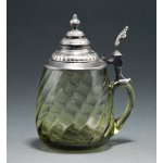 Krasglass studio půllitr na pivo s cínovým víčkem zelené sklo 500 ml – Zbozi.Blesk.cz