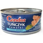 Condor Tuňák kousky ve vlastní šťávě plechovka 170 g – Zboží Dáma