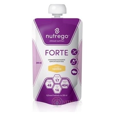 NUTREGO FORTE S PŘÍCHUTÍ VANILKA POR SOL 1X200ML – Hledejceny.cz