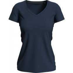 Stedman Tričko V-Neck T Claire výstřih do V krátký rukáv dámské COT-05971005800 Modrá Midnight