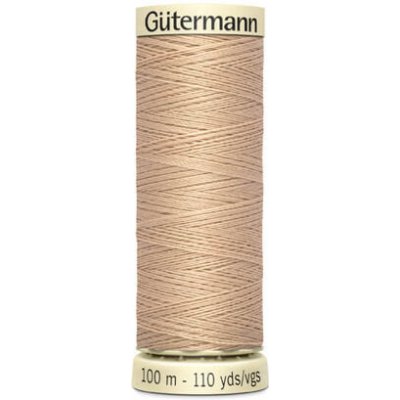 Nit PES Gütermann 100 (100m) - univerzální barva 170 - béžová – Hledejceny.cz