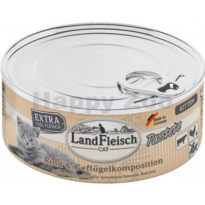 Landfleisch Kitten Pastete Rind Geflügelk 100 g – Hledejceny.cz