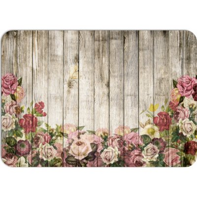 PokojovaDekorace.cz prostírání 501 Dřevo s květy růže 43x30cm – Zboží Mobilmania