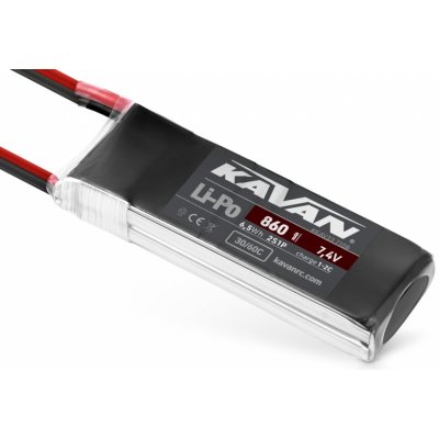 KAVAN Li-Po 860mAh/7.4 V 30/60C Air pack – Zbozi.Blesk.cz