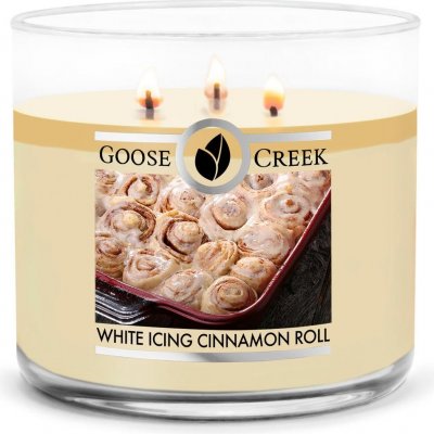 Goose Creek Candle White Icing Cinnamon Roll 411 g – Zboží Mobilmania