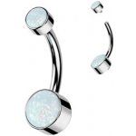 Šperky4U piercing do pupíku titan opál TIT1062-OP05 – Hledejceny.cz
