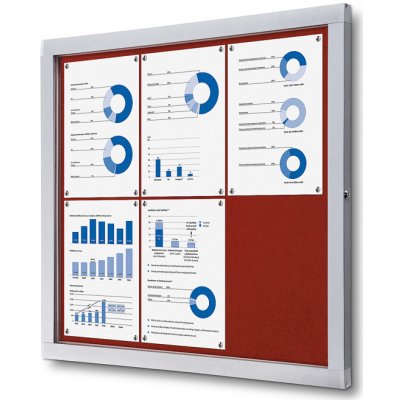 Jansen Display informační vitrína 6 x A4 – Zboží Mobilmania