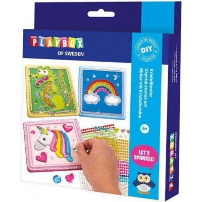Playbox Diamantové obrázky Duha krokodýl jednorožec – Hledejceny.cz