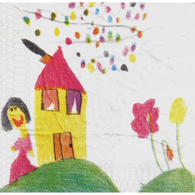 Ubrousek 33x33cm Malůvky – Hledejceny.cz