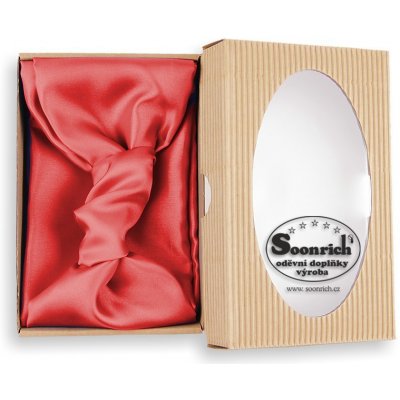 Hedvábný šátek červený she012 – Zboží Mobilmania