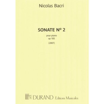 Editions Durand Noty pro piano Sonate Nº 2, op. 105