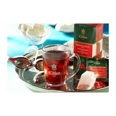 Eilles Čaj šípkový s ibiškem 25 ks 2,5 g
