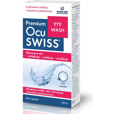 Swiss Med Premium Ocuswiss oční výplach 100 ml – Zboží Mobilmania