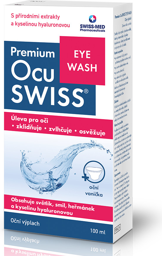 Swiss Med Premium Ocuswiss oční výplach 100 ml