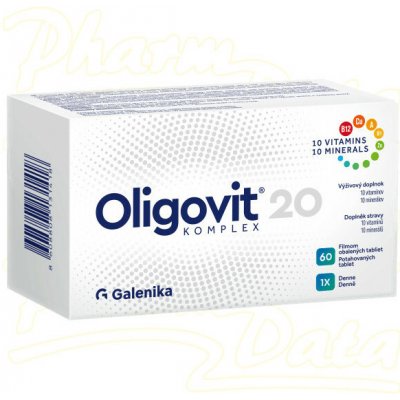 Galenika Oligovit 20 Komplex 60 tablet – Hledejceny.cz