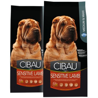 Cibau Adult Dog Sensitive Medium & Maxi Lamb 2 x 12 kg