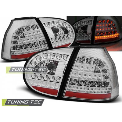 Zadní světla VW Golf V 03-09 - krystal/chrom LED – Hledejceny.cz