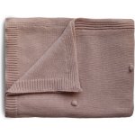 Mushie Pletená dětská deka dierkovaná Blush – Hledejceny.cz