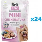 Brit Care Mini Chicken & Tuna fillets in gravy 24 x 85 g – Hledejceny.cz