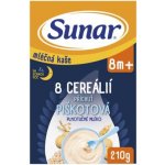 Sunar mléčná kaše 8 cereálií piškotová 210 g – Zboží Dáma
