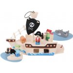 Bigjigs Toys Pirátská loď s piráty – Sleviste.cz