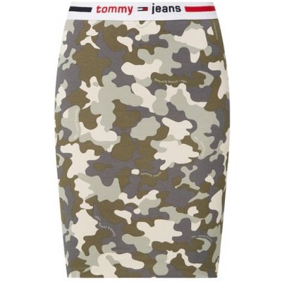 Tommy Hilfiger Tommy Jeans vojenská sukně Bodycon
