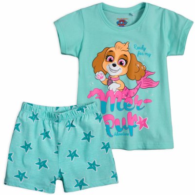 Dívčí pyžamo PAW PATROL MERPUP tyrkysové – Sleviste.cz