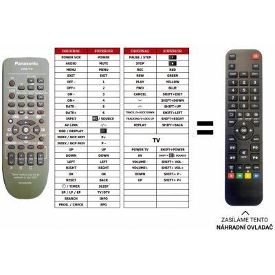 Dálkový ovladač Predátor Panasonic N2QAHB000007 – Zboží Živě