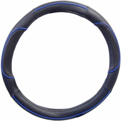 Compass Univerzální potah volantu Wave 37 - 39 cm černo / modrý - – Zboží Mobilmania