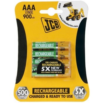 JCB RTU AAA 900mAh 4ks JCB-HR31000RC-4B