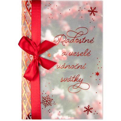 Albi Vánoční přání - Červená mašle – Sleviste.cz