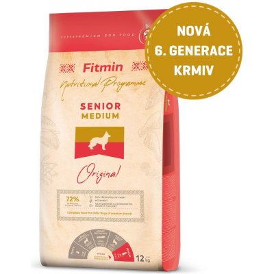 Fitmin dog Original medium senior 12 kg – Hledejceny.cz