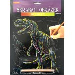 Creatoys Škrabovací obrázek duhový T Rex – Zboží Dáma Creatoys Škrabovací obrázek duhový T Rex – Zboží Dáma