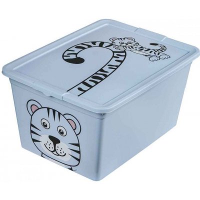 Mikawi Úložný box Animal 30L modrý 04-7330-mo