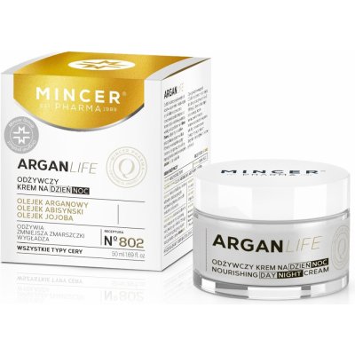 Mincer Pharma ArganLife N° 800 50+ výživný krém N°802 Argan Abyssinian and Jojoba Oils 50 ml – Hledejceny.cz