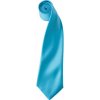 Kravata Premier Saténová kravata Colours tyrkysová