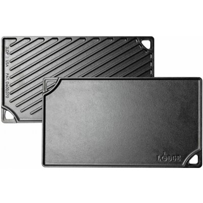 Lodge Oboustranný obdelníkový litinový tál/gridl 42x24cm – Zbozi.Blesk.cz