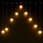 Nej-koberce LED světelný závěs s 3D hvězdami 120×100 cm – Hledejceny.cz