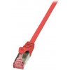 síťový kabel Logilink CQ2094S patch Cat.6 S/FTP PIMF PrimeLine, 10m, červený