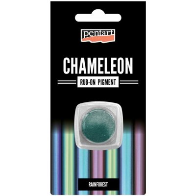 Rub-on pigmentový prášek Chameleon Pentart 0.5 g / deštný prales