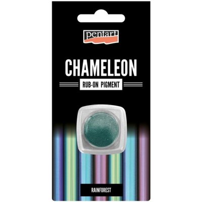 Rub-on pigmentový prášek Chameleon Pentart 0.5 g / deštný prales – Sleviste.cz