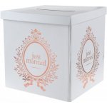 Paris Dekorace Svatební krabice "Just Married" – Zboží Dáma