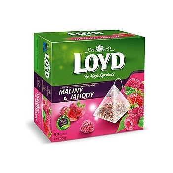 Loyd pyramids maliny jahody ovocný čaj 50 x 2 g