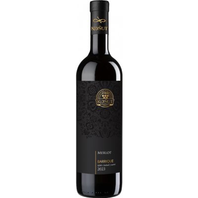 Rodinné vinařství Košut Merlot Barrique výběr z bobulí suché červené 2023 14,0% 0,75 l (holá láhev) – Hledejceny.cz